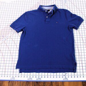Tommy Hilfiger Classic Fit Royal Blue Polo, Medium